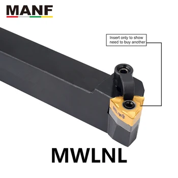 MANF de Cotitură Externe Suport Instrument de Strung, Freze MWLNR MWLNR-2525M08 de Prelucrare Strung cutite de Strung Mașină clemă Arbor