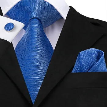 Marina Matase Paisley Cravata Mens De Moda De Afaceri Formal Petrecere De Nunta Albastru Cravată Pentru Bărbați Model Clasic Batista Butoni Cravata Costum