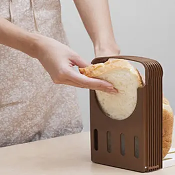 Reglabil Covrig Tăietor de Pâine Prăjită Pâine Cutter Sandwich Feliere Instrument de Pliere Filtru de Aparat de Bucătărie Cadou Ușor de Utilizat
