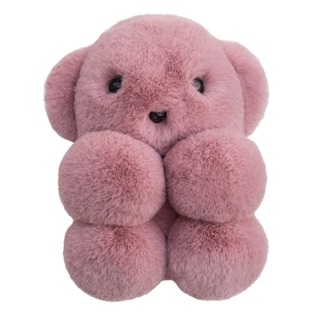 10 Culori Drăguț Urs de Pluș Rucsaci Japoneze Kawaii Bunny Rucsac Iepure Rucsac Geanta Crossbody Messenger Sac de Blană, pentru Fete