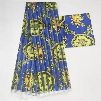 Organza de mătase ceara tesatura din africa material pentru rochie din africa de mătase ankara Tesatura de înaltă calitate 2019 mai recente satin ceara pentru Garme ! L70198