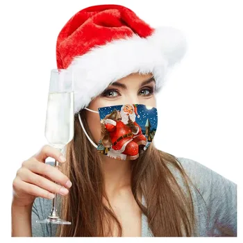 20buc Crăciun masca Adult Masca de Unică folosință de Înaltă Calitate Masca 3Ply Cu suport Respirabil Acopere Fata mascarilla