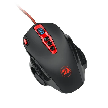 Redragon M805 Hydra 14400 DPI de Înaltă Precizie Programabile Mouse de Gaming 10 Butoane Programabile cu Reglabil Greutate Tuning
