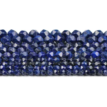 WLYeeS 6/8/10mm Piatra Naturala Lapis lazuli margele Mari Fatetate Rotund Margele Piatra pentru a Face Bijuterii Diy Brățară cu Margele de 15