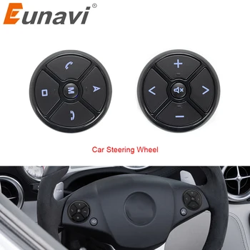 Eunavi Auto Universal Volan controller 4Key Muzica DVD Navigatie GPS Auto Volan Radio Butoane de Control la Distanță