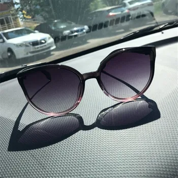 2020 Ochi de Pisica ochelari de Soare Femei Barbati Moda ochelari de Soare Brand Desgin Femei Shades Ochelari de Soare Obiectiv Clar Gradient de Ochelari de soare UV400