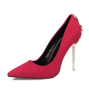 Doamnelor Tocuri inalte Femei Pantofi Pumps cu Toc Stiletto Sexy Pantofi de Nunta Femeie Pompe Negru Roșu tacones mujer 2020 wsd3