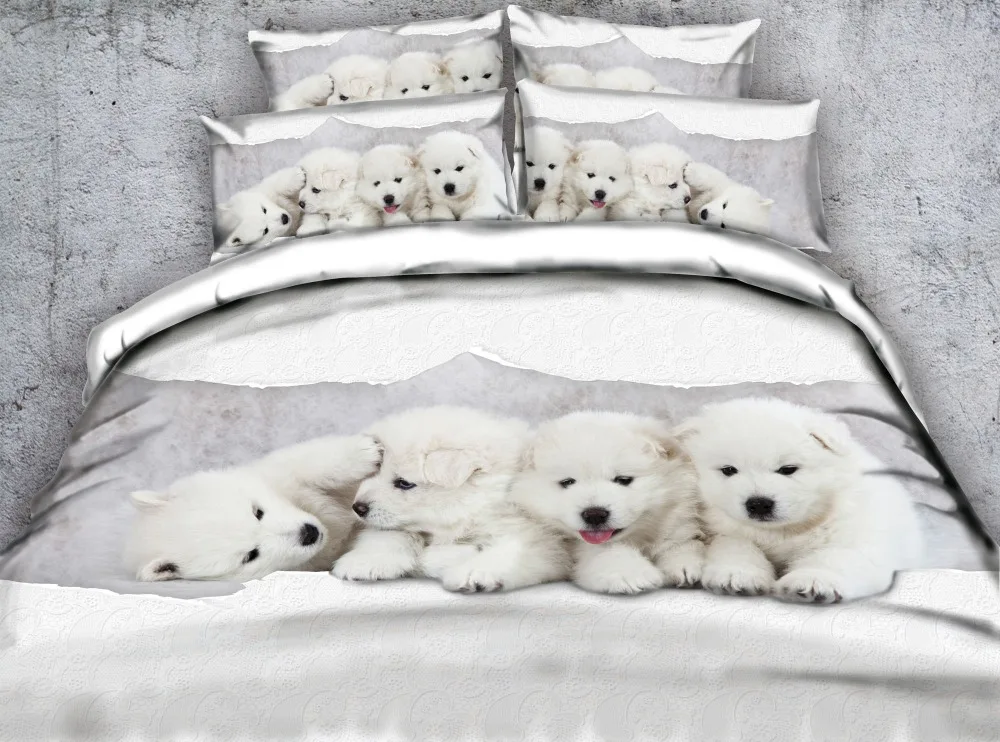 look Otherwise Please La reducere! 3pcs minunat tesatura gri cu alb pui print carpetă acopere  stabilit câini Husky lenjerie de pat pentru copii, adolescenti, adulti  plapuma acoperă > Lenjerie de pat \ Casteluldinpovesti.ro