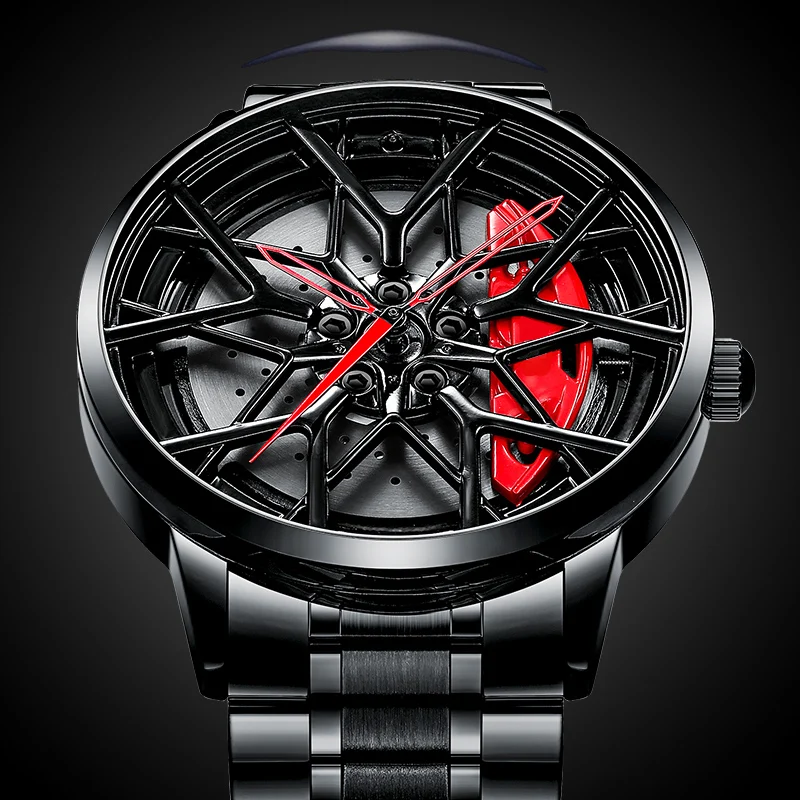 NIBOSI Masina Sport Jantă Butuc Bărbați Ceasuri Personalizate de Design de Brand de Top de Lux Rim Hub Watch Inoxidabil rezistent la apa Relogio Masculino