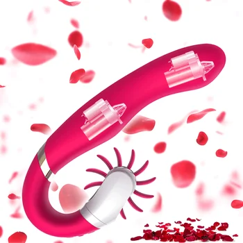 Încălzire Vibrator sex Feminin masturbator Rotație Lins Sărut vibrator Stimulator Clitoris Adult Sex pentru Femei Jucării pentru adulți