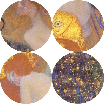Gustav Klimt Carasi Picturi Pe Perete O Reproducere Gustav Klimt Arta De Perete Panza Cuadros De Imagine Pentru Camera De Zi Decor De Perete