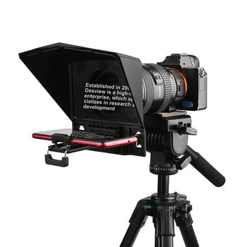 T2 Prompter pentru Canon Nikon Sony aparat Foto DSLR Studio Foto pentru iPad Smartphone Interviu Prompter Camera Video