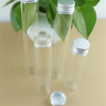 12PCS/lot 60ml/80ml/100ml/110ml Flacoane de Sticlă cu Capac de Aluminiu Drăguț Borcan Flacoane DIY Meșteșug Recipient Transparent Sticle de Parfum