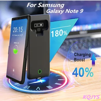 KQJYS 7000mAh Portabil Power Bank Baterie Cazuri pentru Samsung Galaxy Nota 9 Bateria Caz Baterie de Rezervă Capac de Încărcare