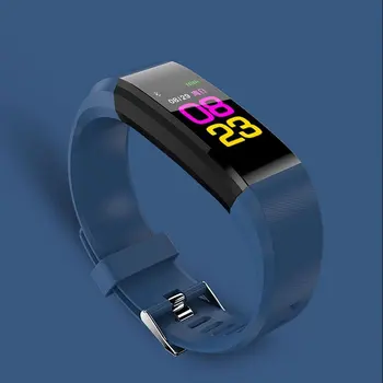Noi 115PLUS sport fitness pedometru ecran color brățară inteligent tensiunii arteriale brățară brățară inteligent bărbați doamnelor ceas