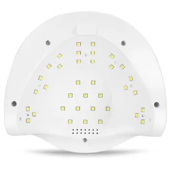 54W Uscător de Unghii poloneză Mașină Lampa UV LED Lampa de Unghii Pentru Gel lac de Unghii de Arta de Mână Automată a Senzorului de Instrumente Nail Art UE/SUA Plug