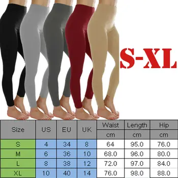 Sex feminin de Moda de Talie Mare de Fitness Jambiere Femei Antrenament Push-Up Pantaloni Subțire Solid Slab Trening Pantaloni 2019 S M L XL