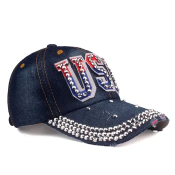 [YARBUU] Bărbați Femei Șapcă de Baseball statele UNITE ale americii Flag Diamant Nit Brand Snapback Cap Unisex Reglabil Rap Rock Pălării de Moda Gorras