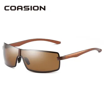 COASION 2020 Lux Design de Brand Polarizat ochelari de Soare Barbati Dreptunghi de Metal Cadru Ochelari de Soare Noapte Viziune Ochelari CA1480