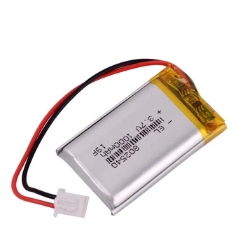 XHR-2P 2.54 1000mAh 802540 3,7 V litiu-polimer baterie 852540 cod de scanare instrument vorbitor de conducere A4TECH mouse-ul lanterna