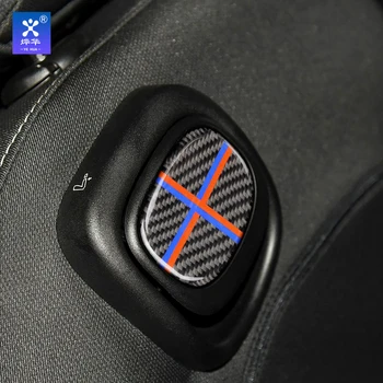AMBERMILE se Potrivesc pentru Mini Cooper Countryman F55 F56 Interior din Fibra de Carbon Autocolante Capacul Ornamental Accesorii Decor