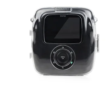 Fujifilm Instax Pătrat SQ10 Camera de Cristal Caz PVC Transparent Curea de Umăr, Sac Protector de Film Instant Camera de Acoperire Coajă
