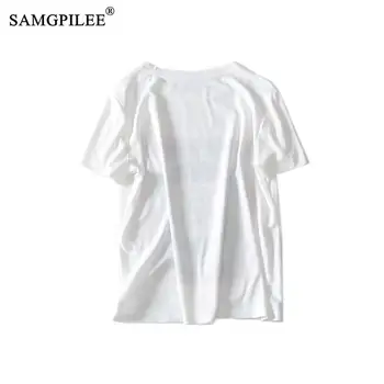 Femei T-shirt de Vară 2020 Femeie Îmbrăcăminte Casual T-shirt pentru Femei Brand Șifon Scurt Imprima O-gât Femme T-shirt Supradimensionat Vadim