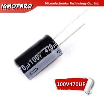 10BUC 100V470UF 16*25mm 470UF 100V 16x25mm Aluminiu Condensatori Electrolitici DIP