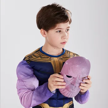 Copilul Băieți Musculare Costum De Film Personaj Negativ Super-Copii Halloween Fancy-Dress Petrecere De Carnaval Costum Cosplay