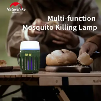 Naturehike în aer liber Multifunctional de Țânțari Uciderea Lampă de 10-14h de Încărcare USB Cortul Lampa Modul 3 LED Lumina de Noapte rezistent la apa