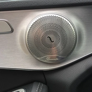 4buc de styling auto masina difuzor audio usa difuzor tapiterie autocolant acoperire pentru Mercedes-Benz GLC 2016 benz E class W213 C class W205