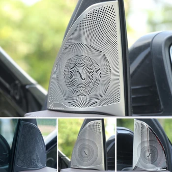 4buc de styling auto masina difuzor audio usa difuzor tapiterie autocolant acoperire pentru Mercedes-Benz GLC 2016 benz E class W213 C class W205