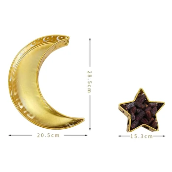 Eid Mubarak Luna Steaua Tava Tacamuri De Desert De Depozitare A Alimentelor Musulmane Islamice