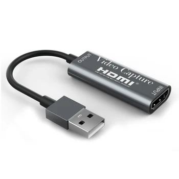 Video cu placa de Captura USB 2.0 HDMI-compatibleVideo Grabber Joc DVD, camera Video HD, aparat de Fotografiat Înregistrare Live Streaming de Telefon PC Accesoriu