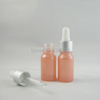 10ML Roz Sticlă, Dropper Flacoane, in Scadere Pipetă de Sticlă, Cosmetic Ulei Esențial de Ambalaje de Sticla de Culoare Roz, 30pc/Lot