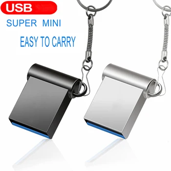 Mini USB Flash Drive 64GB impermeabil Pendrive 128GB USB de Mare Viteză Stick de 32GB Pen Drive 16GB USB Flash memoria cel stick usb 8GB