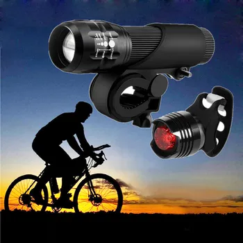 Biciclete Lumina T6 LED-uri ciclism Față de Lumină LED Biciclete lumina de Lampă Lanternă rezistent la apa Lanterna Cu acces Gratuit la Stopul de Biciclete Lumina#20