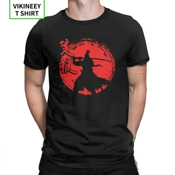 Oamenii Unul-înarmați Lup Roșu Soare Sekiro Umbre Mor de Două ori Tricou Joc Samurai Japonez Bumbac cu Maneci Scurte Tee Imprimate T-Shirt