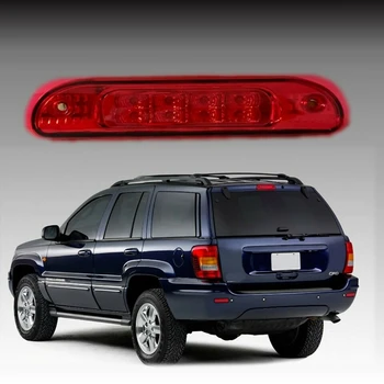 A treia Frână Lumină, LED-uri 3-Lumina de Frână de Înaltă Muntele Opri Lumina Pentru Jeep Grand Cherokee 1999-2004 Obiectiv Roșu 55155140