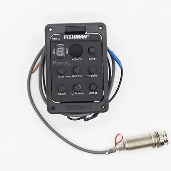 Comune de Calitate Chitara Doze Fishman PRESYS+ Plus la Bord Chitara Preamp/EQ Cu LED Tuner Pentru Chitara Acustica