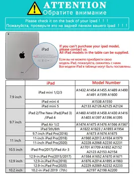 Ipad 2 3 4 Alb din Piele PU Greu Înapoi Caz Elefant Mic Capac de Protecție Pentru 2020 iPad Pro 11 12.9 10.5 7.9 inch Mini 1 2 3 5