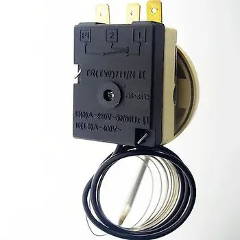 220V 16A Buton Termostat Frigider Temperatura Comutator Controler Sonda