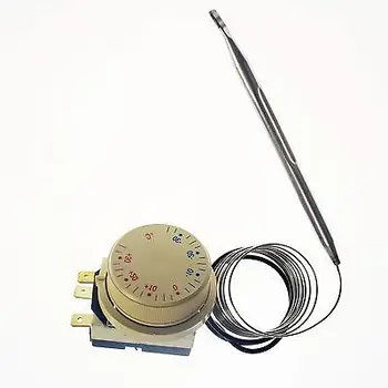 220V 16A Buton Termostat Frigider Temperatura Comutator Controler Sonda