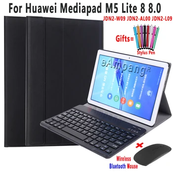 Caz de tastatură Pentru Huawei Mediapad T5 10 M5 lite 10.1 M5 10 Pro M6 10.8 Matepad 10.4 Pro 10.8 cu Mouse-ul Bluetooth Tableta Soareci