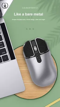 5.8 G Bluetooth Wireless, Magic Mouse-ul Silent Reîncărcabilă Mouse de Calculator Subțire, Ergonomic de Birou PC Mause Pentru Apple Mac Microsoft