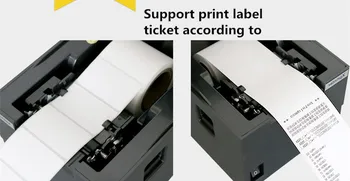 De înaltă calitate, port USB 20-60mm Termică coduri de bare, imprimanta Termica Autocolant printer 58mm primirea imprimanta Termica POS printer