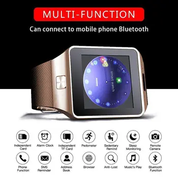Bluetooth Ceas Inteligent DZ09 Relogio smartwatch Android telefon tracker de fitness reloj Ceasuri Inteligente subwoofer femei bărbați 2020