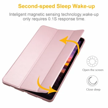 Magnetic Caz pentru Samsung Galaxy Tab s 10.5 2018 Cazul SM-T590 SM-T595 Funda Auto Dormi Trezește-Smart Cover TPU Moale Înapoi Caz Coque