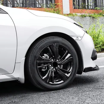 ABS, Fibra de Carbon Volan Adaptare Roata Decorative Cadru de Montare Pentru Honda Civic al 10-lea 2016 2017 2018 2019 2020