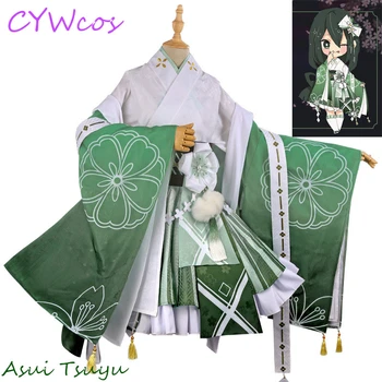 Eroul Meu Mediul Academic Anime Cosplay Asui Tsuyu Cosplay Costum Festivalul De Flori Kimono Costume De Halloween Pentru Femei Rochie Kimono Japonez